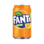 Fanta Orange 330Ml Can Pack Of 24 A00769