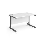 Contract 25 cantilever leg straight desk