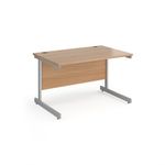 Contract 25 cantilever leg straight desk