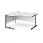 Contract 25 cantilever leg LH erg desk