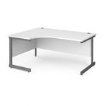 Contract 25 cantilever leg LH erg desk