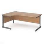 Contract 25 cantilever leg LH erg desk