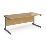 Contract 25 cantilever leg straight desk