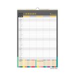 Collins Edge Wall Calendar A3 Mtv 25