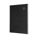 Collins A5 Desk Diary Dpp Black 2025