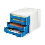 Ceppro Gloss 4 Drawers Module Blue 394G