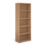 Contract bookcase with shelves