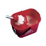 Mop Bucket Wringer 15Lt Red Sm15Rd
