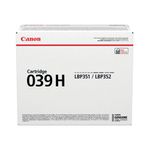 Canon 039H Black Toner Cartridge