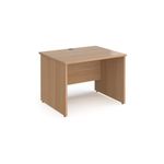 Contract 25 panel leg straight desk