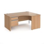 Contract 25 panel leg RH erg desk 2d ped