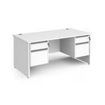 Contract 25 panel straight desk 2&2d ped