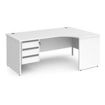 Contract 25 panel leg RH erg desk 3d ped