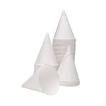 4Oz Water Drinking Cone Cup White Pk5000