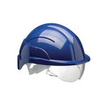 Vision Plus Safety Helmet Blue C/W