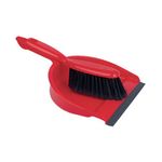 Bentley Dustpan Brush Set Red