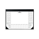 Durable Calendar Desk Mat Black
