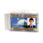 Durable Dual Proximty Card Hldr Pk10