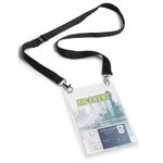 Durable Name Badge With Necklace Pk10