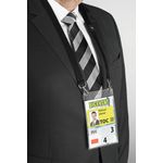 Durable Name Badge With Necklace Pk10