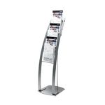 Deflecto 6Pocket Floor Std Silv De693145