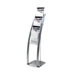 Deflecto 6Pocket Floor Std Silv De693145
