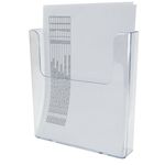 Deflecto Literature Holder A4 Flat Back