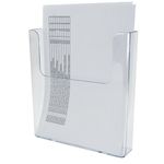 Deflecto Literature Holder A4 Flat Back