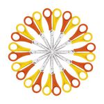 Westcott Kids Sciss 13Cm/5 Grn Ylw Pk12