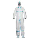 Tyvek 600 Coverall+ W/Socks Wht M