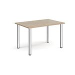 Rectangular radial leg meeting table