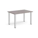 Rectangular radial leg meeting table