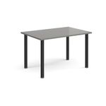 Rectangular radial leg meeting table