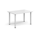 Rectangular radial leg meeting table