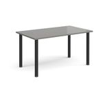 Rectangular radial leg meeting table