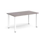 Rectangular radial leg meeting table