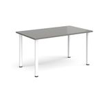 Rectangular radial leg meeting table