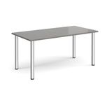 Rectangular radial leg meeting table