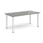 Rectangular radial leg meeting table