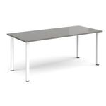 Rectangular radial leg meeting table