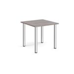 Rectangular radial leg meeting table