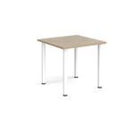 Rectangular radial leg meeting table