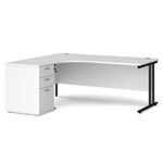 Maestro 25 Left Hand Ergo Desk With Ped
