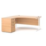 Maestro 25 Wl Left Hand Ergonomic Desk W