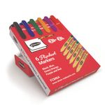 Show-Me Flipchart Markers Ast Pk6
