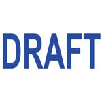 Colop Green Line Word Stamp Draft Blue