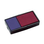 Colop 6/4912/2 Blue/Red Ink Pads Pk2