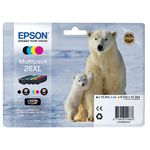 Epson No.26Xl Cart Hy Pk4 Blk/Cy/Mag/Yel