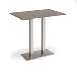 Eros rect poseur table twin uprights