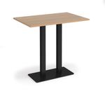 Eros rect poseur table twin uprights